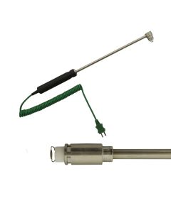 Heavy Duty Stainless Steel K-Type Spring Loaded Surface Probe (90°C Angle)