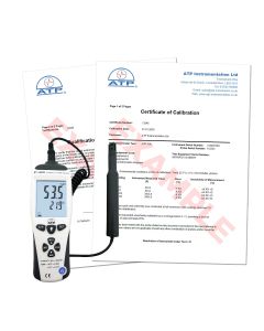 Humidity Meter Calibration Certificate (Traceable - CAL-HT)