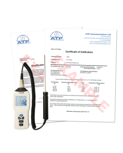 PT-100 Thermometer Calibration Certificate (UKAS)